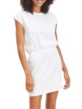 Splendid XS Akela White Mini Cotton Cap Sleeve Dress Ret $148